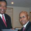 Rev. Walter L. Hawkins Jr. the "Proud Pastor of First Missionary Baptist Church" Carthage, Arkansas graduating from John Kelly Edwards Bible Institute.