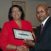 First Lady, Annette Hawkins graduating from the Bible Institute.