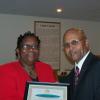 Minister Fannie Jones graduating from the Bible Institute.